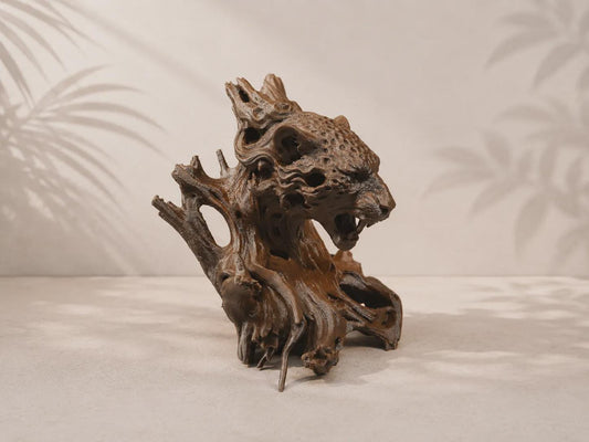 Ancient Leopard Totem - Terrarium & Aquarium Decor