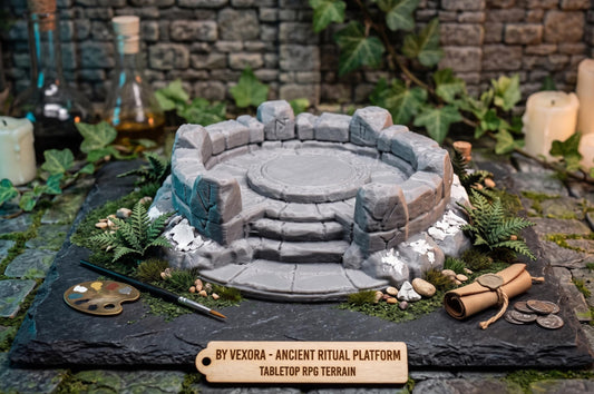 Ancient Ritual Platform DND Pathfinder & Fantasy Wargaming Terrain