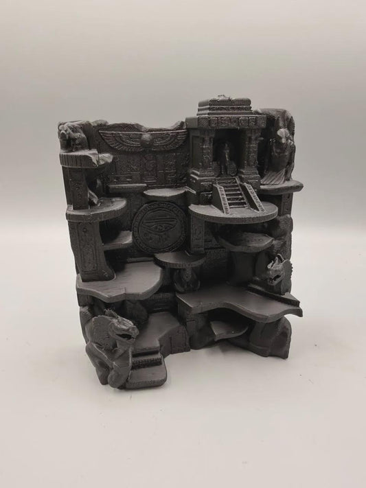 Egyptian Temple Ruin  3D Background  Aquarium & Terrarium Background (Unpainted Black)