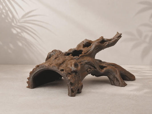 Driftwood Root Hide – Terrarium & Aquarium Decor