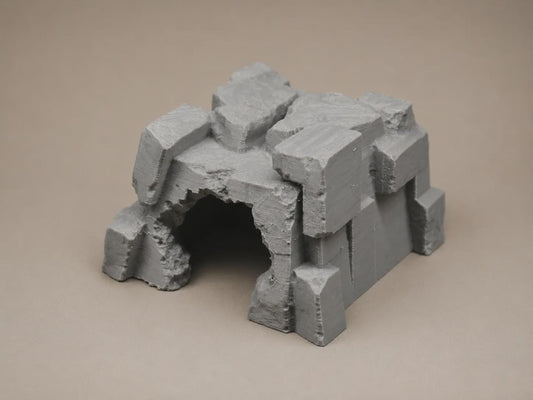 Concrete Cave Hideout – Terrarium, Aquarium, Reptile Habitat Decor