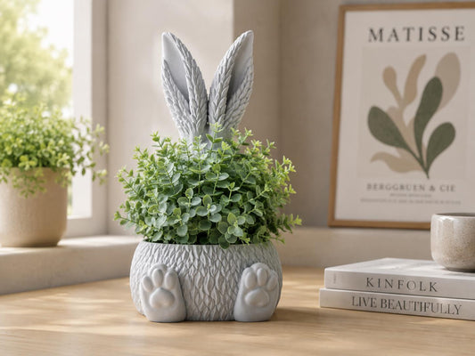 Bunny Bloom Ears | Decorative Planter Insert, Easter Spring Decor
